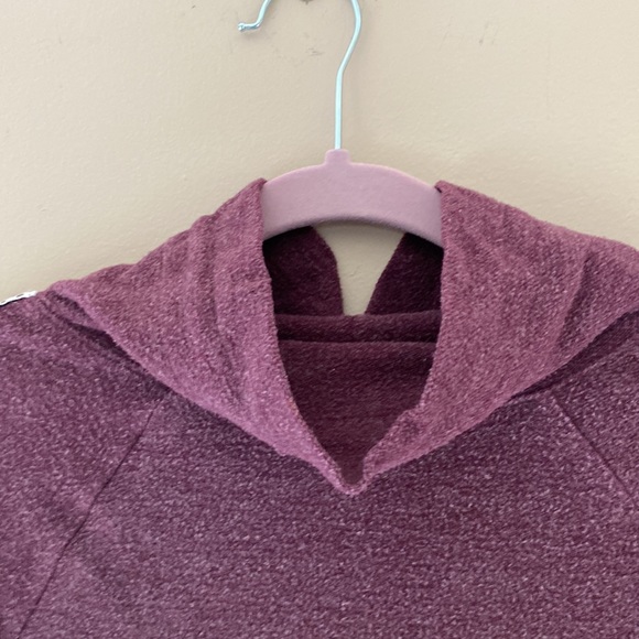 Purple PINK brand cowl neck sweatshirt. - Picture 2 of 3